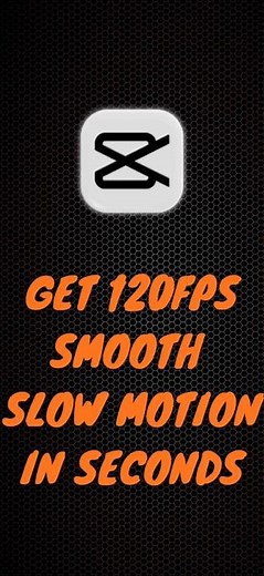 How to Get Smooth Slow Motion in CapCut ❄️ (120FPS)