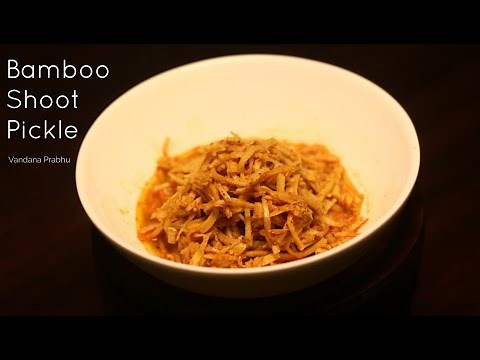 Bamboo Shoot Pickle /Pickle recipe/Instant pickle recipe/Vandana's Quirky Kitchen