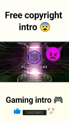 TECHNO GAMING 😈🔥 | FREE COPYRIGHT INTRO #shorts#gamingintro #freecopyright