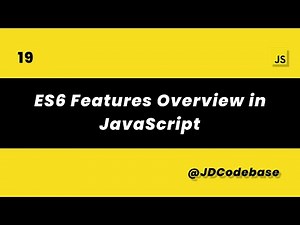 JavaScript ES6 Features Overview | let & const, Arrow Functions, Destructuring | JDCodebase