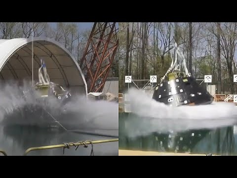 Orion Spacecraft Drop Test, 6 April 2021
