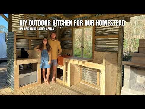 DIY Outdoor Kitchen Build - Framing the Kitchen & Plumbing