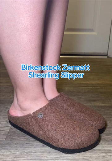 Slip into luxury 🧸🦶These slippers are your feet’s new happy place! #LoveHSN #Birkenstock #cozycomfort #slippers