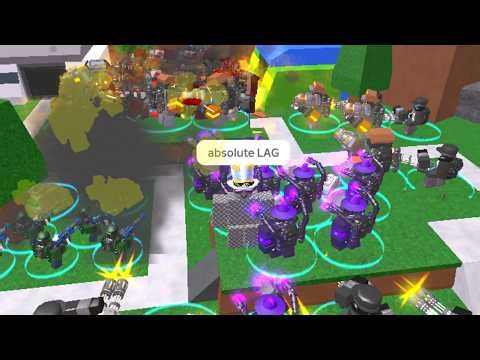 Solo Controller mode on Noobland map [Large Firepower] | Dummy Defense | Roblox