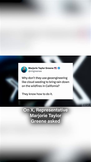 MTG is asking why "they" don't use geoengineering to help the L.A. wildfires, but who exactly is "they?" | The Daily Show