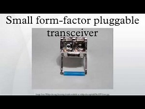Small form-factor pluggable transceiver