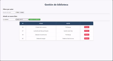 Gestión de Biblioteca: Aplicando bases de desarrollo web He desarrollado una herramienta funcional de gestión de libros para poner en práctica mis conocimientos en el ecosistema de Java Spring Boot… | David Venegas De La Rosa