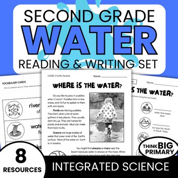 2nd Grade Water Cycle Nonfiction Science ELA Unit: Reading & Writing