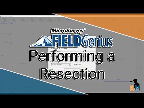 MicroSurvey FieldGenius How To: Resections | Bench Mark
