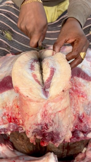 5.6K views · 39 reactions | Cow's brisket fat processing skills. | Meat Cutting 8.7 | Facebook
