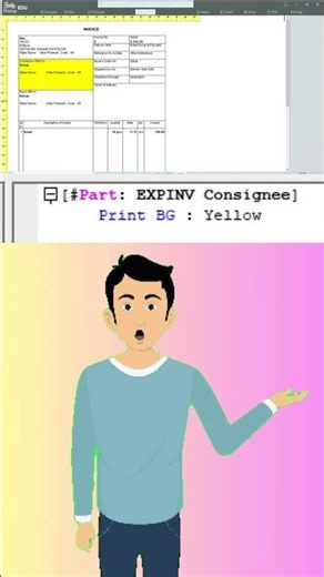 🔥Tally Invoice Consignee Yellow Background | TDL Trick | Tally Prime Print Customization #tallytdl