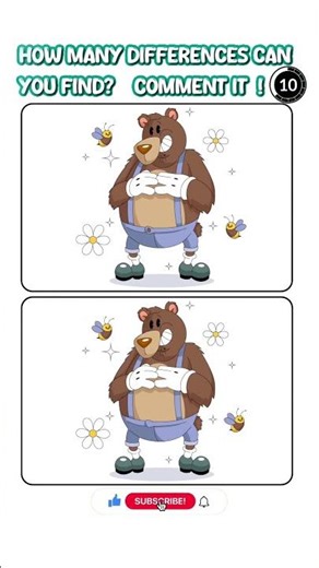 Find the difference!#spotthedifference​​ #shorts #PuzzleGame #Brain #Creativity #Focus #MindChalleng