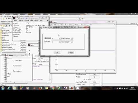MATCONT :-Supercritical Pitchfork Bifurcation(1-D)