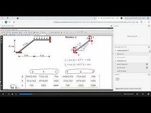 ‪YAPI STATİĞİ 2 - 11 Stiffness Method | Working Rules | Direct Stiffness Method