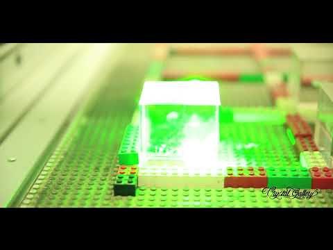 How does 3D crystal laser engraving work ?