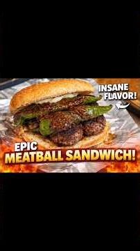 🔥 The Ultimate Homemade Meatball Sandwich! | Better Than Takeout!