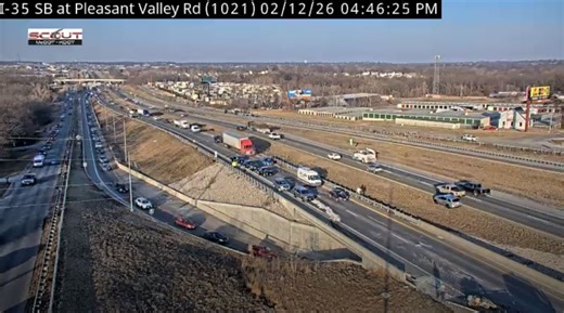 Motorcycle rider dies after I-35 crash, lanes reopened