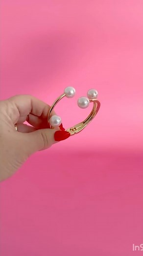 2.5K views · 41 reactions | Girls love pearls! What’s not to love about this bangle. Available in silver or gold. Run, don’t walk. Shut up and take my money! #pearls #jewellery #pearlbangle | Miss Chardy | Facebook