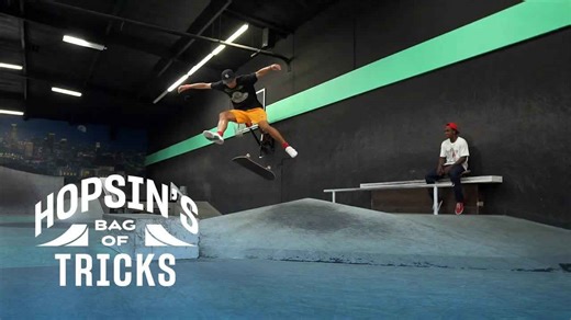 Hopsin learns new skate tricks with pro skater Nick Tucker