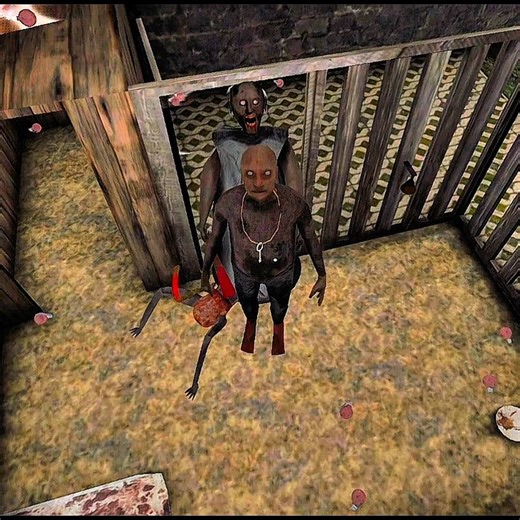 unlimited hand grenade vs granny grandpa and slendrinababy in granny 2 gameplay| #granny #gaming