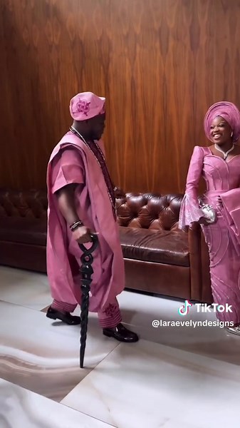 Lara Evelyn Bride🥰 #fypシ゚viral #weddingtiktok #asooke #yoruba #wedding #bride