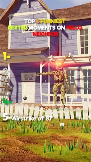 Top 5 Springtrap Hello Neighbor Moments