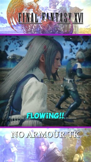 Final Fantasy XVI Memorable Moment: No Armour TK #shorts