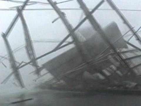 Typhoon Omar Pounds Guam