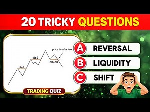 Test Your Trading IQ | 20 Market Structure Quiz Questions 🧠📊| Trading quiz