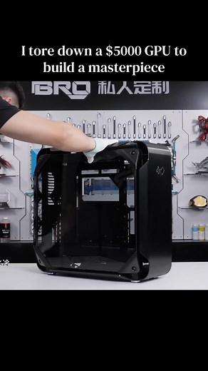 I tore down a $5000 GPU to build a maáterpiece #asmr #pcbuild #buildingpc #foryou #amazing
