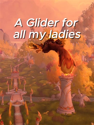 I caved and bought the glider pack and now this is how i will be strutting around Azeroth now. Literally a glider for all my ladies, how ironic.... but we rolling in style in World of Warcraft now @warcraft @blizzard #Wow #worldofwarcraft #wowmidnight #WomensMonth #Warcraft #midnightexpansion #cozygaming #wowcommunity #warcraft #scfplays #mmo #midnight #azeroth #wow