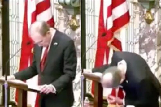 Mississippi Lt. Gov. Delbert Hosemann, 77, collapses on Senate floor, alarming video shows