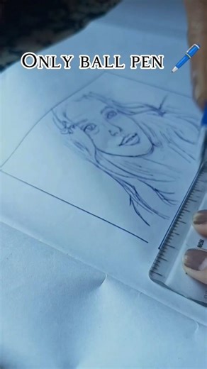 Pen free hand rough sketch ✨#trending #sketch #art #viralvideo #shorts #viralvideos