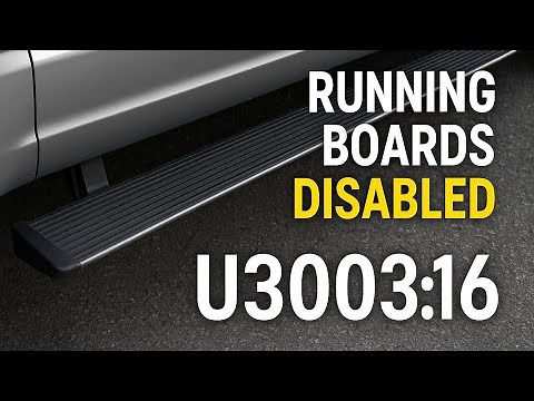 Ford Running Boards STOP Working? Fix DTC U3003:16 Fast!