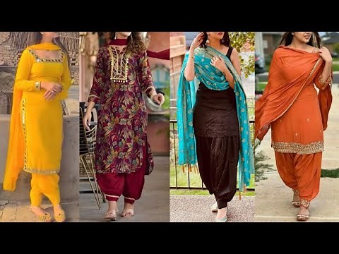 Simple and stylish suit designs 2024/ Traditional punjabi suit design/Latest salwar kameez ke design
