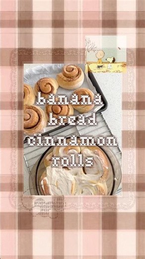 ࿔🤎࿔*:· Banana Bread Cinnamon Rolls