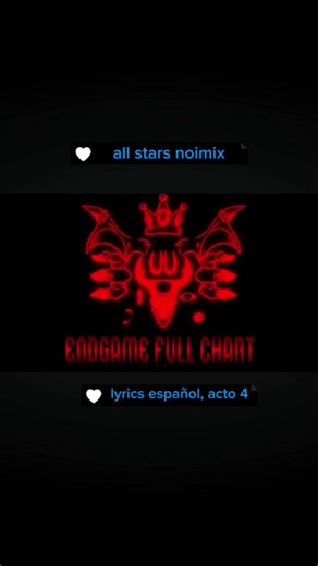 un pequeño lyrics en español de all stars noimix xd #allstars #noimix #fnf #fnfmod #fanfnf