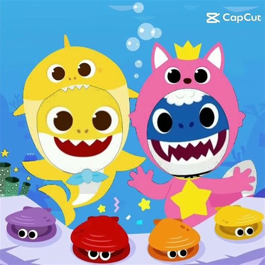 Baby Shark in the Baby shark costume & Daddy Shark in the Pinkfong costume ‪@NeetoYT‬