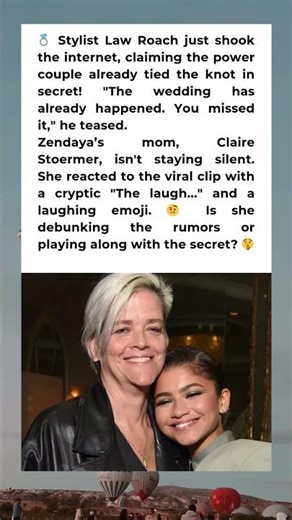 🚨Are Zendaya and Tom Holland officially married?