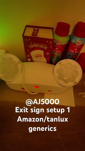 (Reloaded) Exit sign setup 1 #exitsign #shorts