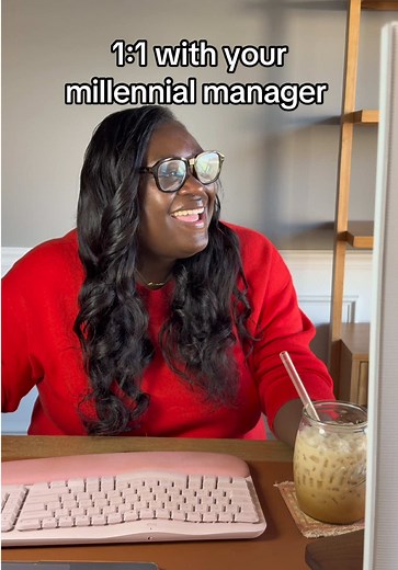 1:1 with your millennial manager - singing, dancing, taking care of our team, and putting out corporate fires are our strengths. #workhumor #9to5life #corporatelife #corporatemillennial #fyp