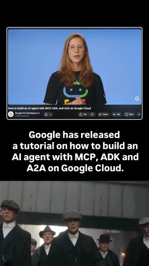 Artificial Intelligence (AI) Wing on Instagram: "In this video, they dive into how to connect AI models to resources using Model Context Protocol (MCP), streamline agent creation with the Agent Development Kit (ADK), and enable seamless communication between agents with the Agent2Agent (A2A) protocol. By the end, you will have a working AI agent system, while understanding its underlying architecture. Chapters: 0:00 - Introduction 0:38- Understanding ADK, A2A, and MCP 2:02 - Setting up your Goog