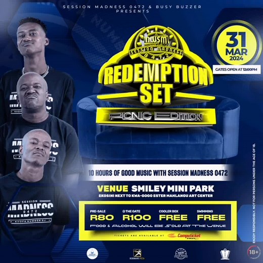 31st March 2024 we bring you 10 Hours of Good Music With Session Madness. #KhofaNumberDj #RedemptionSet #deephouse #soulfulhouse #WeLoveHouseMusic #deephousehead #pyf #HideThemWithLove #afrohouse #fortheloveofhousemusic #soulfulmusic #musiclov #