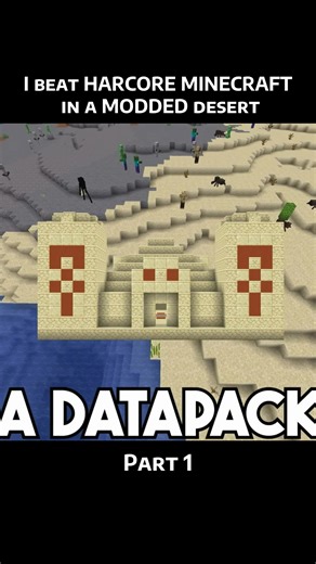 Beat Hardcore Minecraft in a Modded Desert World - Part 1