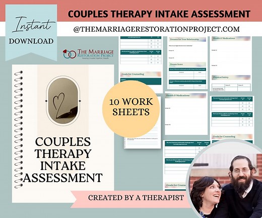 Couples Therapy Intake Form: Printable Mental Health Template (PDF) - Etsy