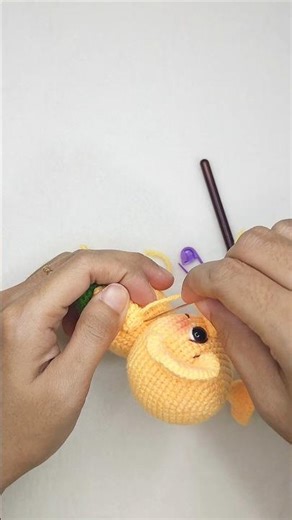 Easy Elephant Crochet For Beginners #crochetkeychain #amigurumi #crocheting #crochetdoll #shorts