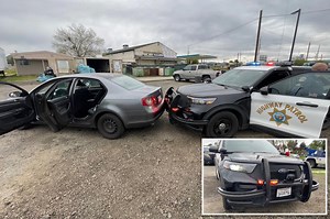 9-year-old boy tries to drive himself to school, crashes into police car during erratic chase: ‘Straight out of a movie’