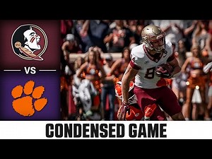 Florida State vs. Clemson Condensed Game | 2023 ACC Football
