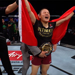 48K views · 136 shares | History for China!!  Flashback to when Zhang Weili became China's first UFC champion! | UFC | Facebook