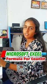 How to Use Countif Formula in Excel _Microsoft Excel | Vishal Sir